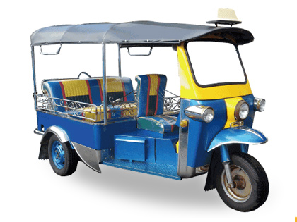 三輪型乗合タクシーイメージ